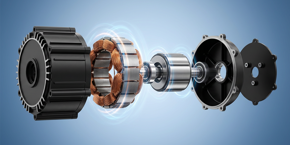 High-Efficiency Copper Motor Core