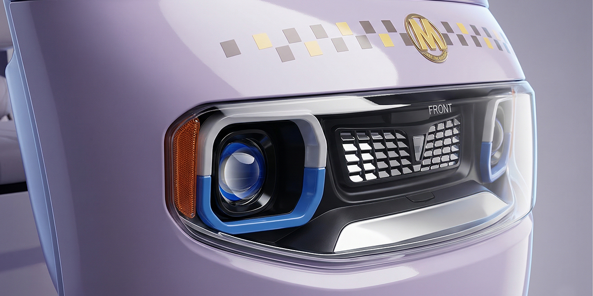 Integrated Lens Headlight Design