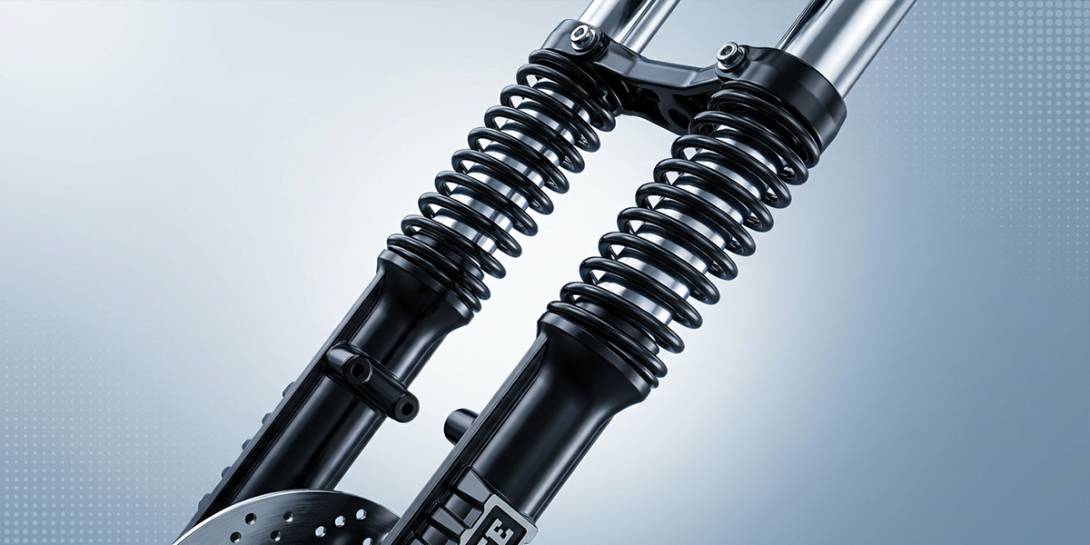 External Spring Hydraulic Front Fork