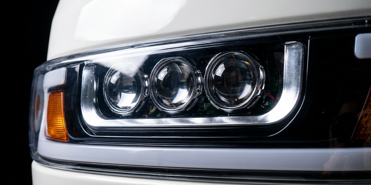 Full-Width LED Headlight System