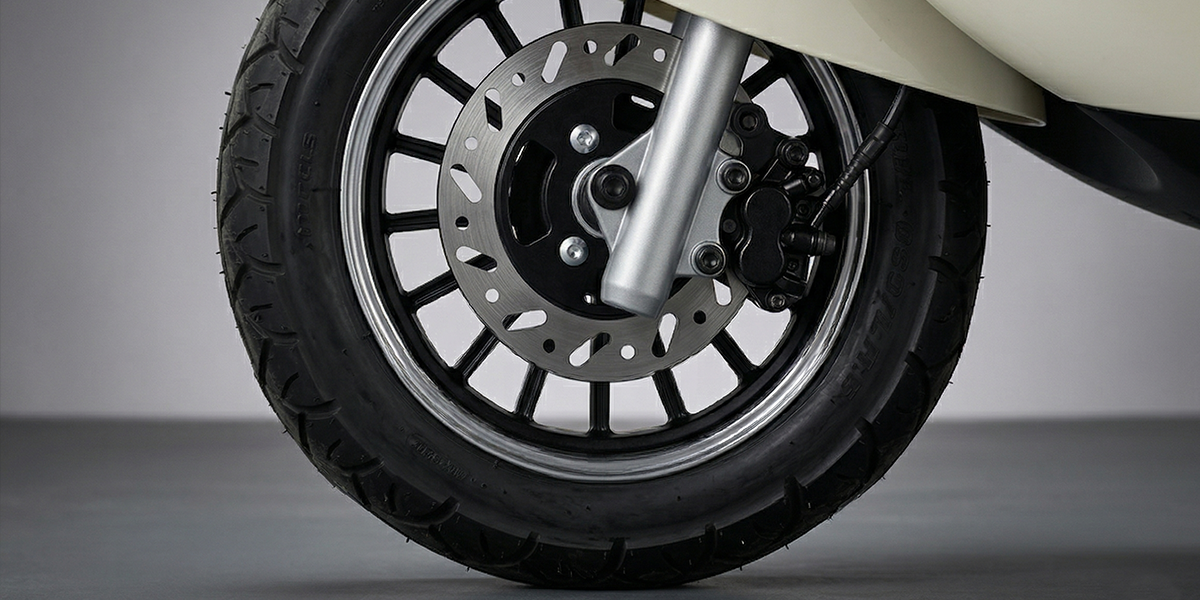 Front Wheel with Disc Brake System