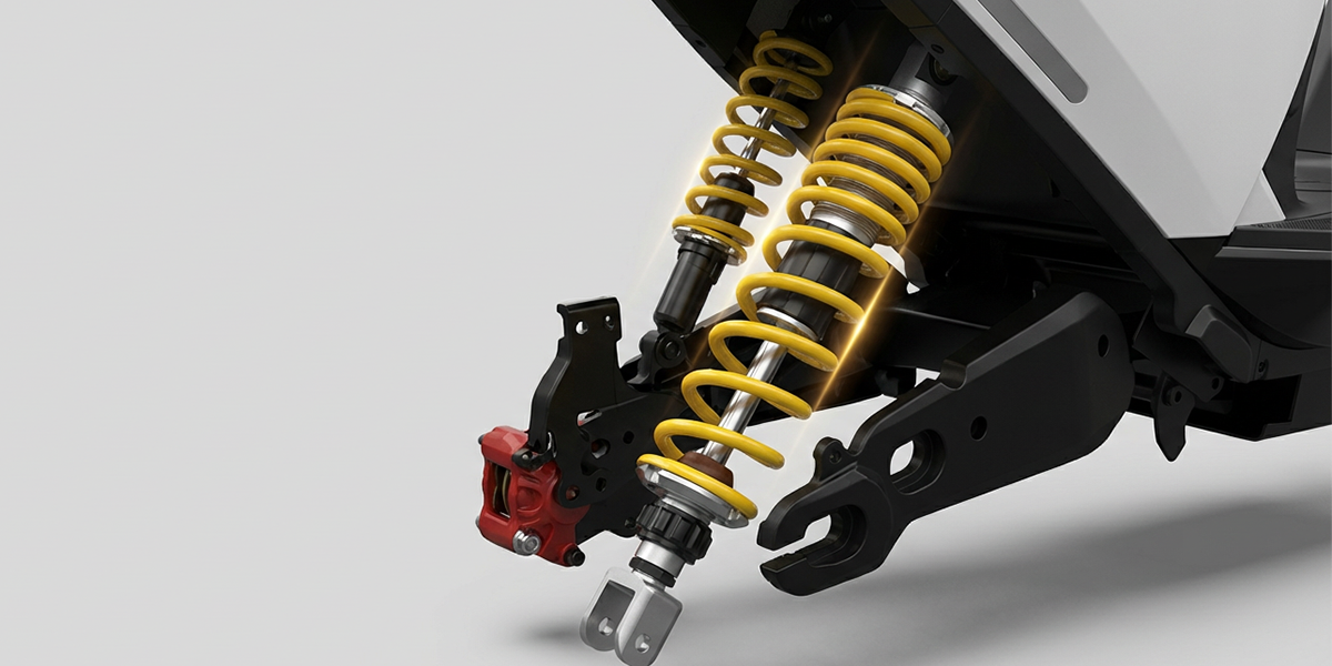 Dual Rear Shock Absorbers