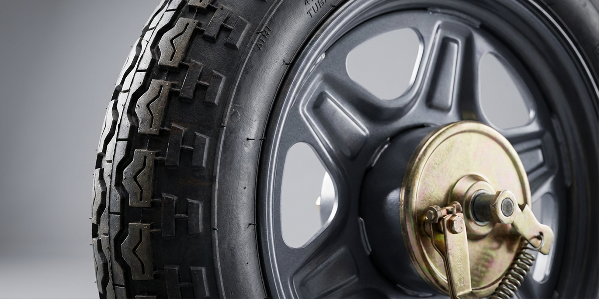 Durable Front Wheel with Strong Grip