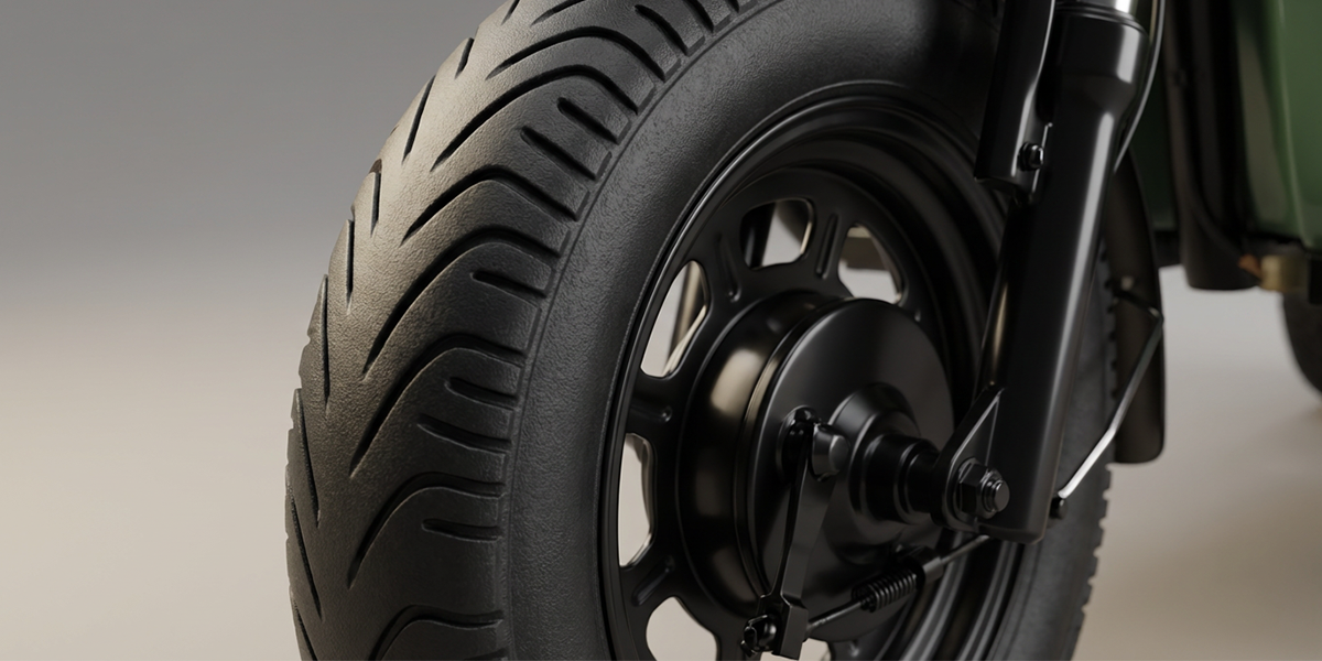 Wide-Tread Front Wheel Stability