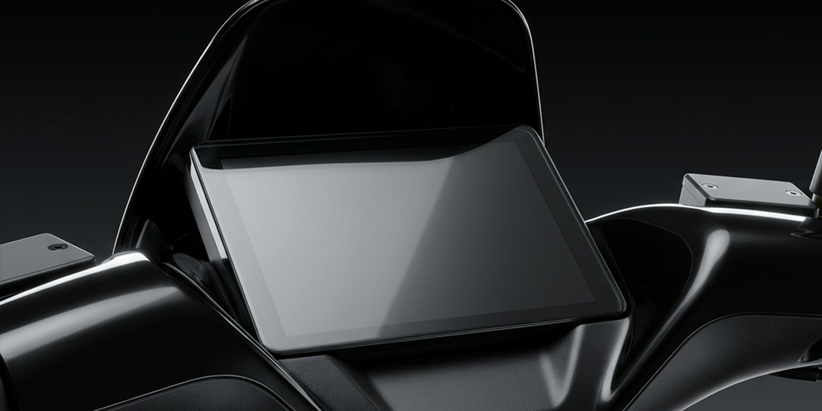 LCD Display with Sunshade Cover