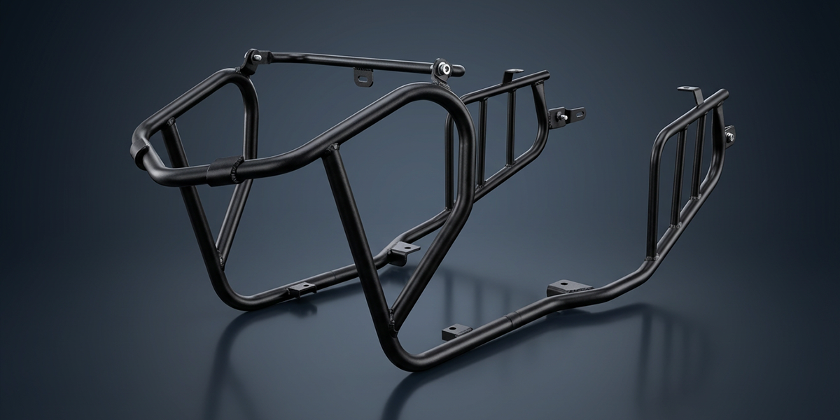 Integrated Protective Crash Bar