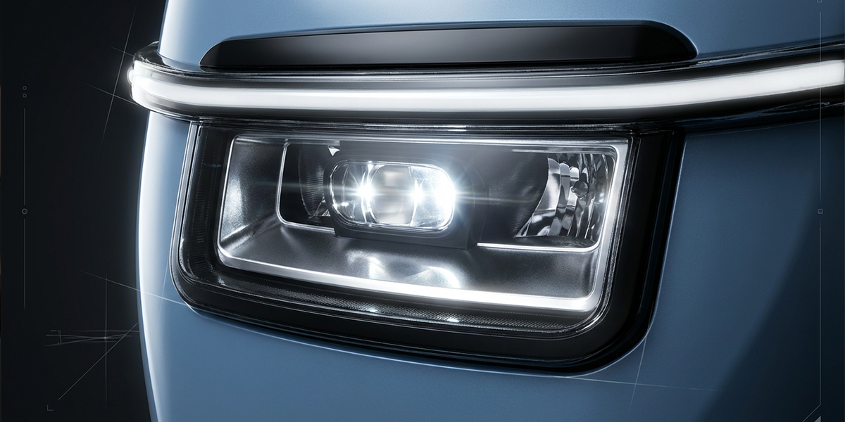 Ultra-Bright Full-Width Headlight
