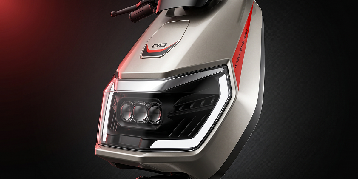 Mecha-Inspired Headlight
