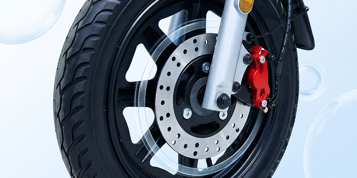    Front and Rear Disc Brakes