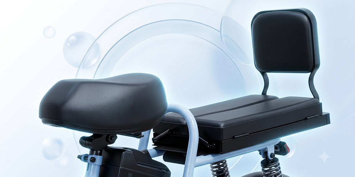 Foldable Wide Rear Seat