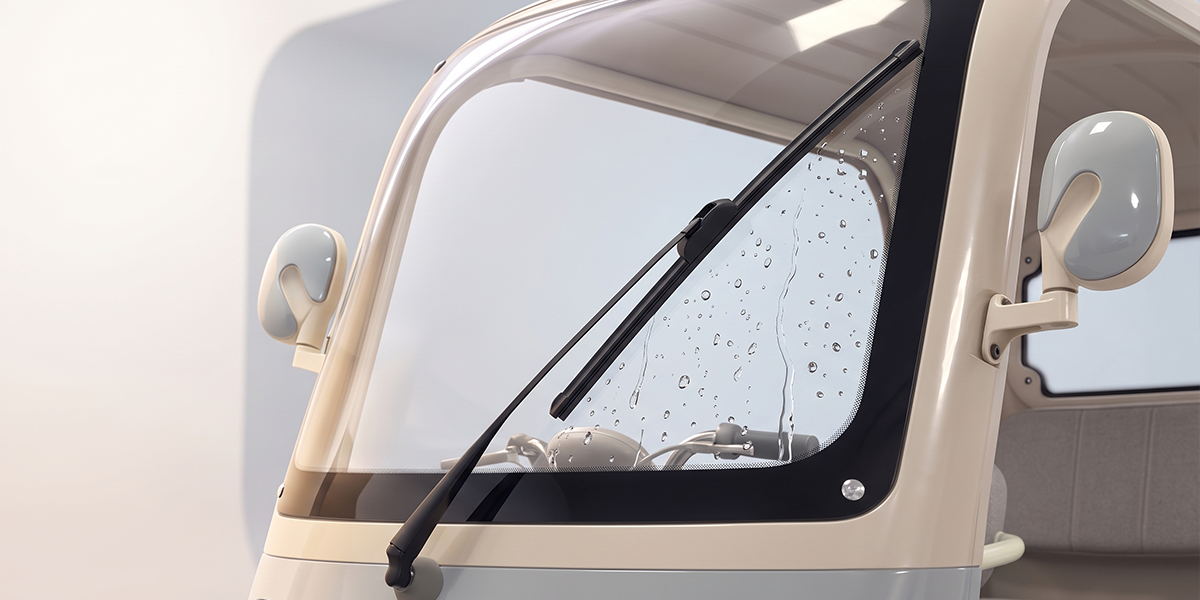 Wide-View Front Windshield